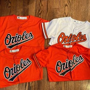 Youth/ Kids Orioles Majestic Jerseys
